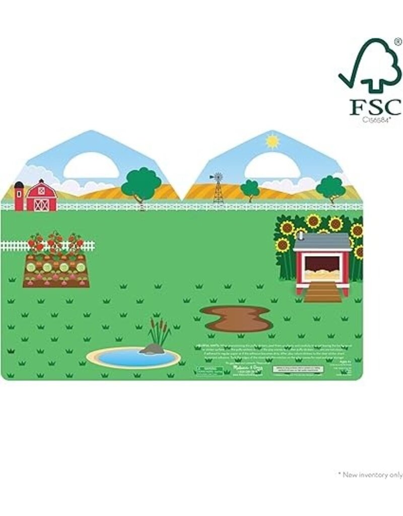 MELISSA & DOUG MD9408 PUFFY STICKER - FARM