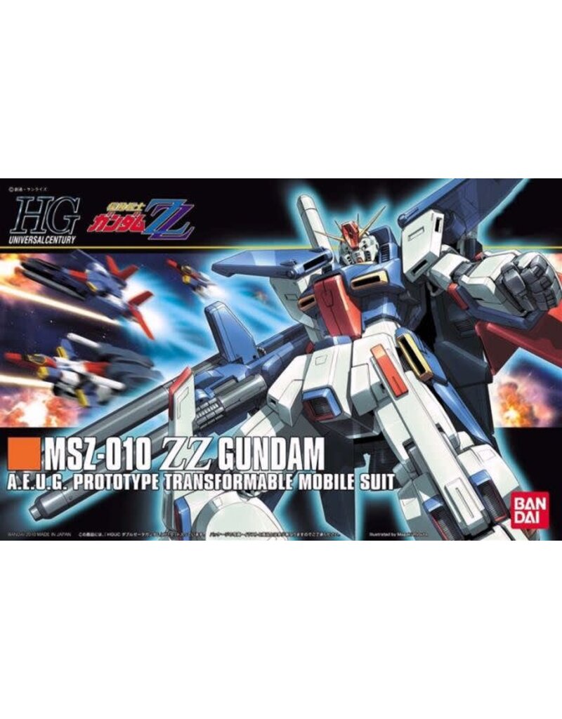 BANDAI BAN2095912 MSZ-010 ZZ GUNDAM BANDAI HGUC 1/144 SCALE KIT