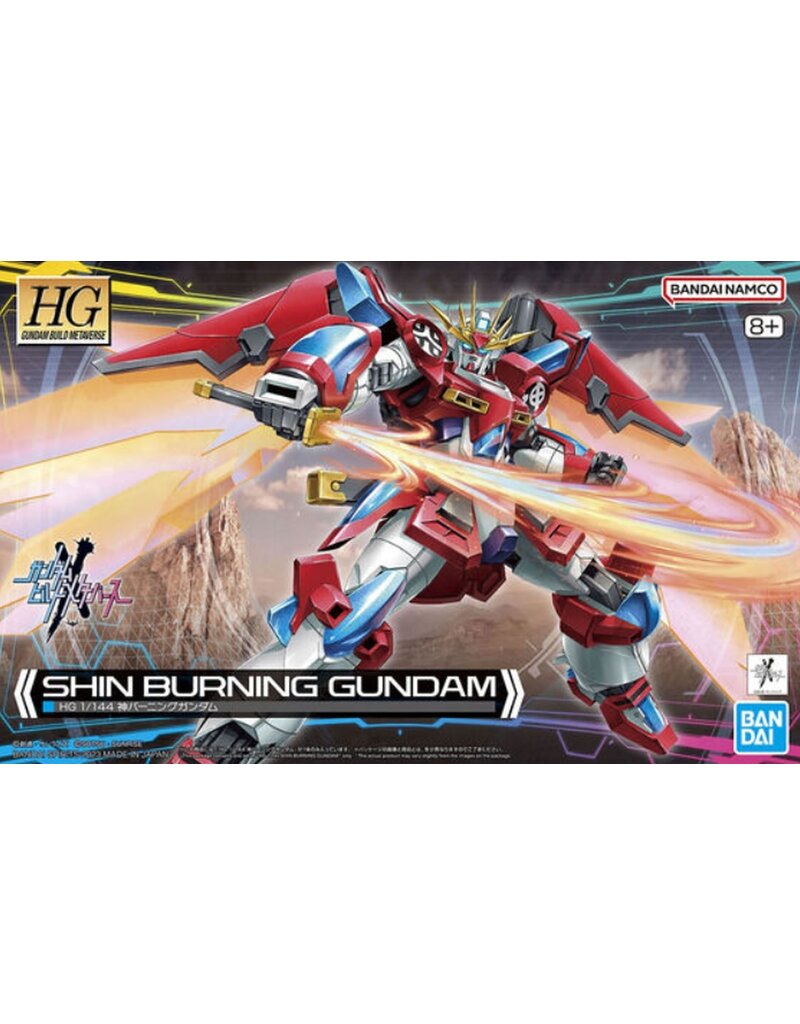 BANDAI BAN2654116 HG SHIN BURNING GUNDAM "GUNDAM BUILD METAVERSE" 1/144, BANDAI