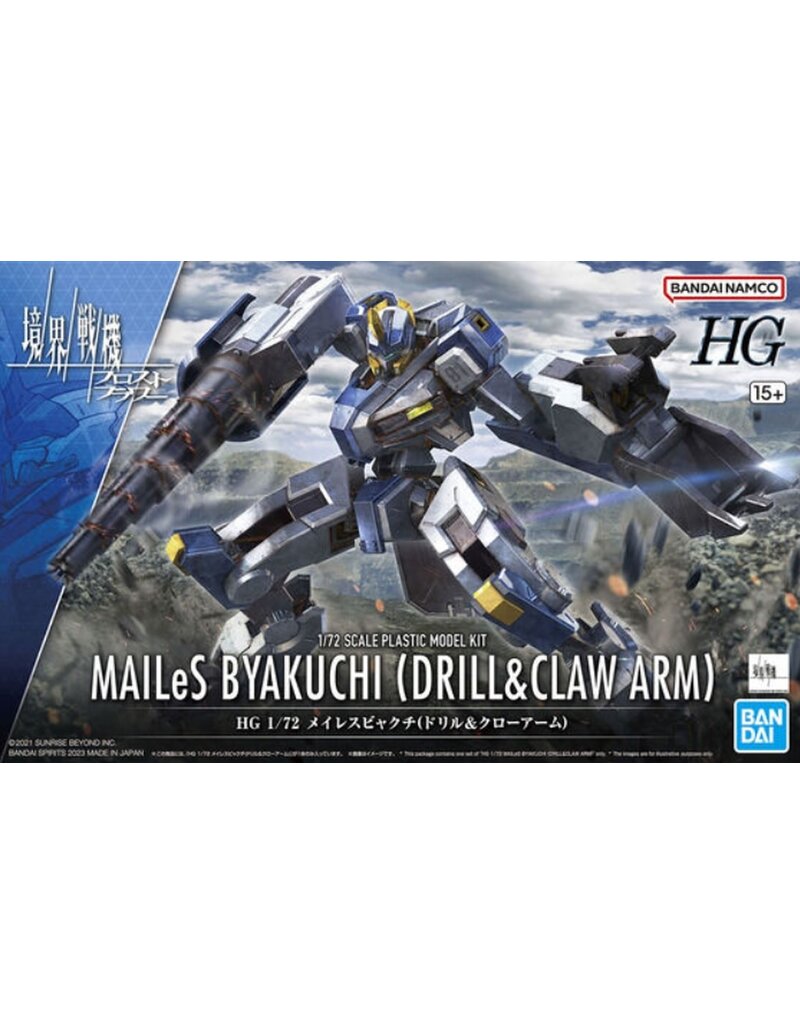 BANDAI BAN2572077 HG 1/72 MAILES BYAKUCHI "AMAIM: WARRIOR AT THE BORDERLINE" PLASTIC MODEL KIT