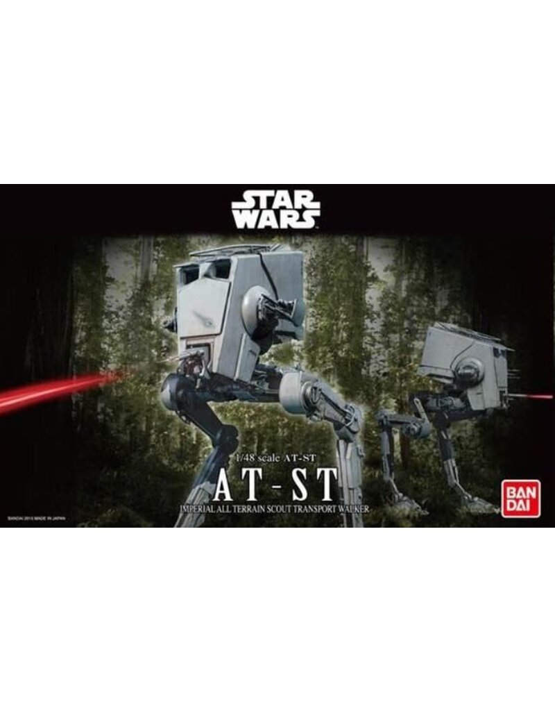 BANDAI BAS2378866 AT-ST "STAR WARS" 1/48, BANDAI