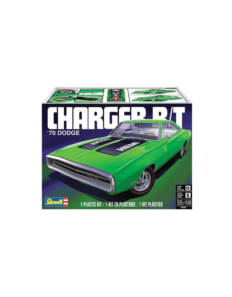 REVELL RMX14561 1/25 1970 DODGE CHARGER R/T PLASTIC MODEL KIT