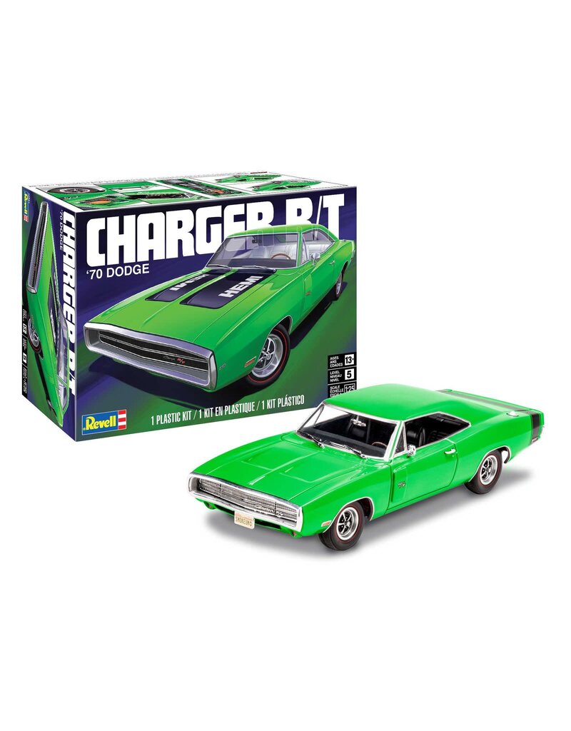 REVELL RMX14561 1/25 1970 DODGE CHARGER R/T PLASTIC MODEL KIT