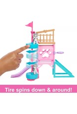 BARBIE MTL HRM10 BARBIE AND STACIE TO THE RESCUE PUPPY PLAYGROUND PLAYSET WITH DOLL