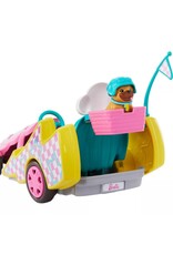 BARBIE MTL HRM08 BARBIE STACIE RACER DOLL WITH GO-KART TOY CAR AND DOG