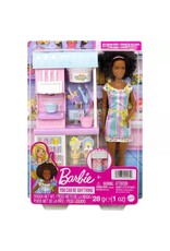 BARBIE MTL HCN47 BARBIE ICE CREAM SHOP PLAYSET-BROWN HAIR