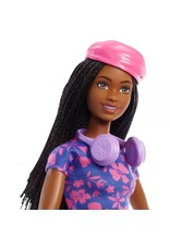 BARBIE MTL HGX55 BARBIE DOLL 'BROOKLYN' ROBERTS ACCESSORIES TRAVEL SET WITH PUPPY-BROWN HAIR