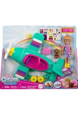 BARBIE MTL  HTK38 BARBIE CHELSEA PLANE DOLL & PLAYSET WITH PUPPY ACCESSORIES