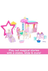 BARBIE MTL JCW56 BARBIE A TOUCH OF MAGIC CHELSEA DOLL PLAYSET WITH BABY PEGASUS