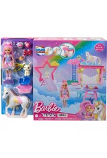 BARBIE MTL JCW56 BARBIE A TOUCH OF MAGIC CHELSEA DOLL PLAYSET WITH BABY PEGASUS
