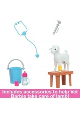 BARBIE MTL HRG41/HRG42 BARBIE65TH ANNIVERSARY CAREERS FARM VET DOLL & LAMB