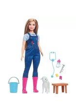 BARBIE MTL HRG41/HRG42 BARBIE65TH ANNIVERSARY CAREERS FARM VET DOLL & LAMB