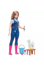 BARBIE MTL HRG41/HRG42 BARBIE65TH ANNIVERSARY CAREERS FARM VET DOLL & LAMB