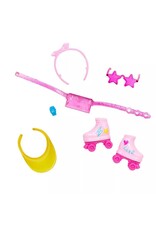 BARBIE MTL HPL75/HPL77 BARBIE DOLL WITH ROLLER SKATES FASHION AND PUPPY BROWN HAIR
