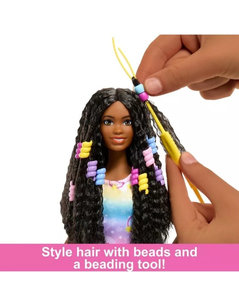 BARBIE MTL HVM11 BARBIE 'BROOKLYN' HAIRSTYLING DOLL & BONNET MORE ACCESSORIES