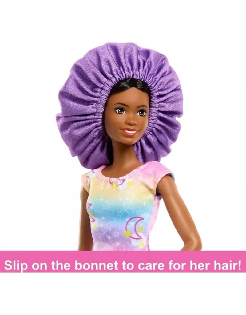 BARBIE MTL HVM11 BARBIE 'BROOKLYN' HAIRSTYLING DOLL & BONNET MORE ACCESSORIES