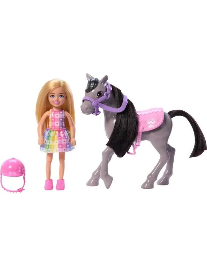 BARBIE MTL HTK29 BARBIE CHELSEA DOLL &  PONY