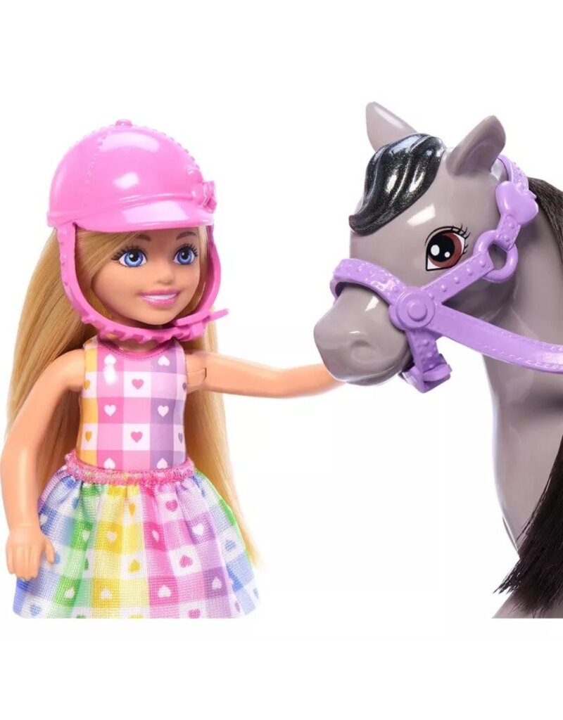 BARBIE MTL HTK29 BARBIE CHELSEA DOLL &  PONY