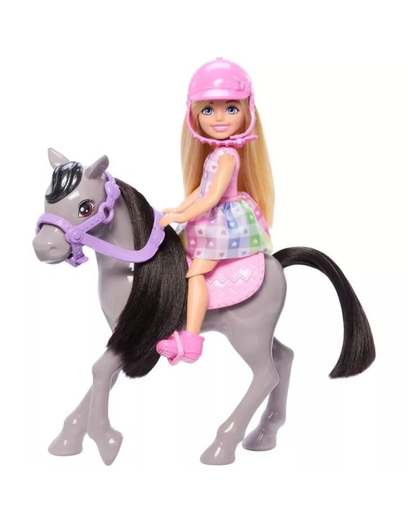 BARBIE MTL HTK29 BARBIE CHELSEA DOLL &  PONY