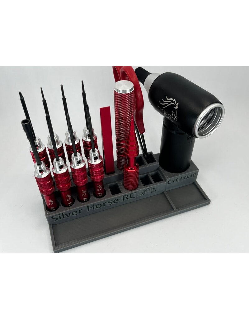 SILVER HORSE SHRC 8881005 MASTER TOOL KIT & CYCLONE RACK: BLACK