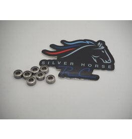 SILVER HORSE SHRC 52523440 PAN BEARING SET CHROME STEEL 3X6X2.5 (7)