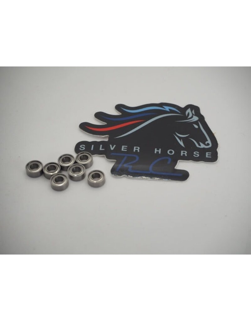 SILVER HORSE SHRC 52523440 PAN BEARING SET CHROME STEEL 3X6X2.5 (7)