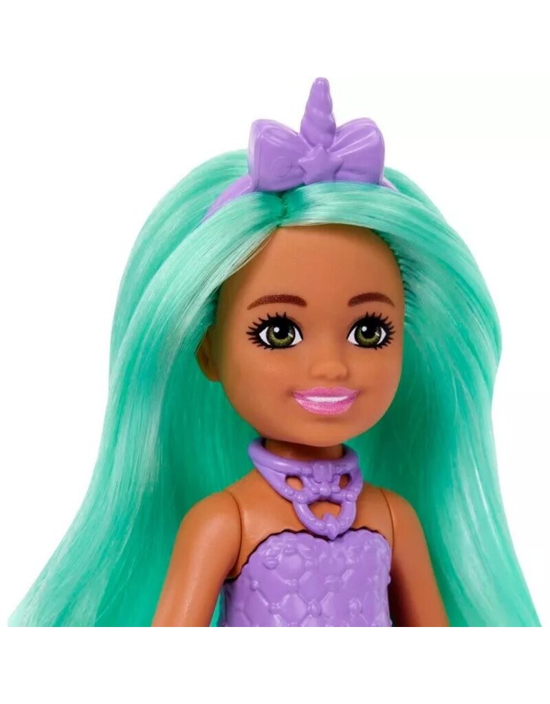 BARBIE MTL HLC17 BARBIE CHELSEA UNICORN GREEN HAIR