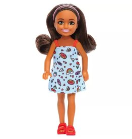 BARBIE MTL HXM97 BARBIE 6.3'' CHELSEA SMALL DOLL BROWN HAIR/GREEN EYES