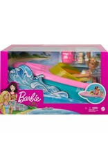 BARBIE MTL GRG30 BARBIE DOLL & TOY BOAT PLAYSET WITH PET PUPPY