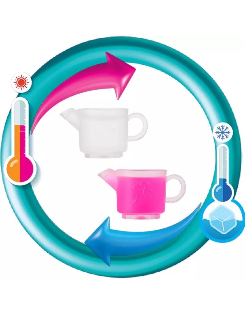 BARBIE MTL HKT94 BARBIE CUTE N COZY CAFE DOLL AND PLAYSET WITH COLOR CHANGE TEAPOT