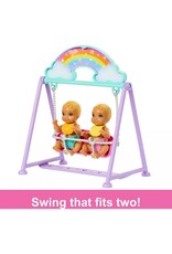 BARBIE MTL HXM99 BARBIE SKIPPER BABYSITTER DOLL WITH TWIN NURSERY PLAYSET & ACCESSORIES
