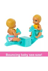 BARBIE MTL HXM99 BARBIE SKIPPER BABYSITTER DOLL WITH TWIN NURSERY PLAYSET & ACCESSORIES