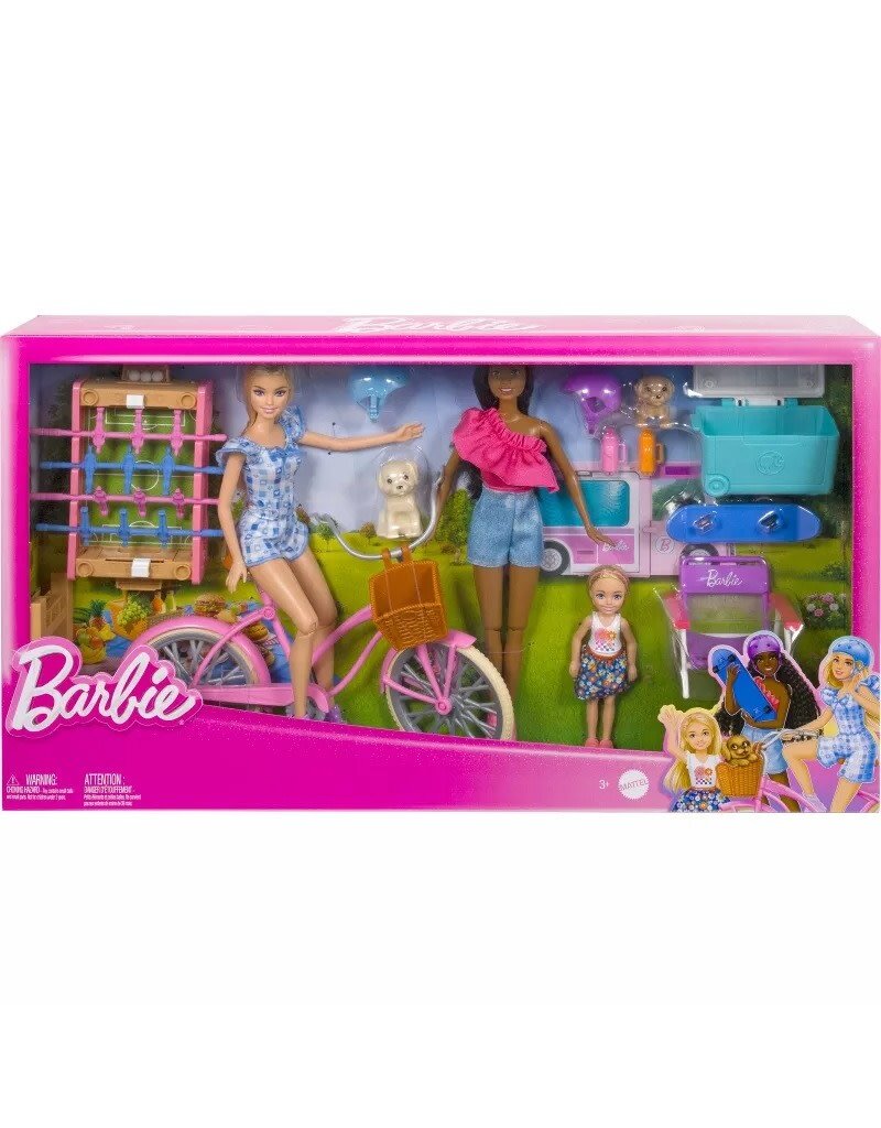 BARBIE MTL HRG78 BARBIE12.7'' BACKYARD FUN PLAYSET BUILD-UP DOLL