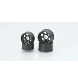 KYOSHO KYOMZH303BK 6 SPOKE WHEEL SET LM: BLACK