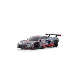 KYOSHO KYOMZP244GMR ASC MR-04W CHEVROLET CORVETTE C8.R: GUNMETAL/RED