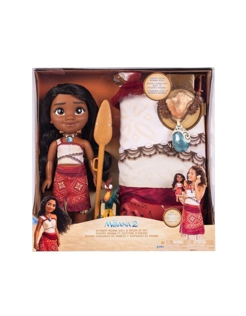 MOANA DISNEY MOANA 2 ULTIMATE MOANA DOLL & DRESS UP SET