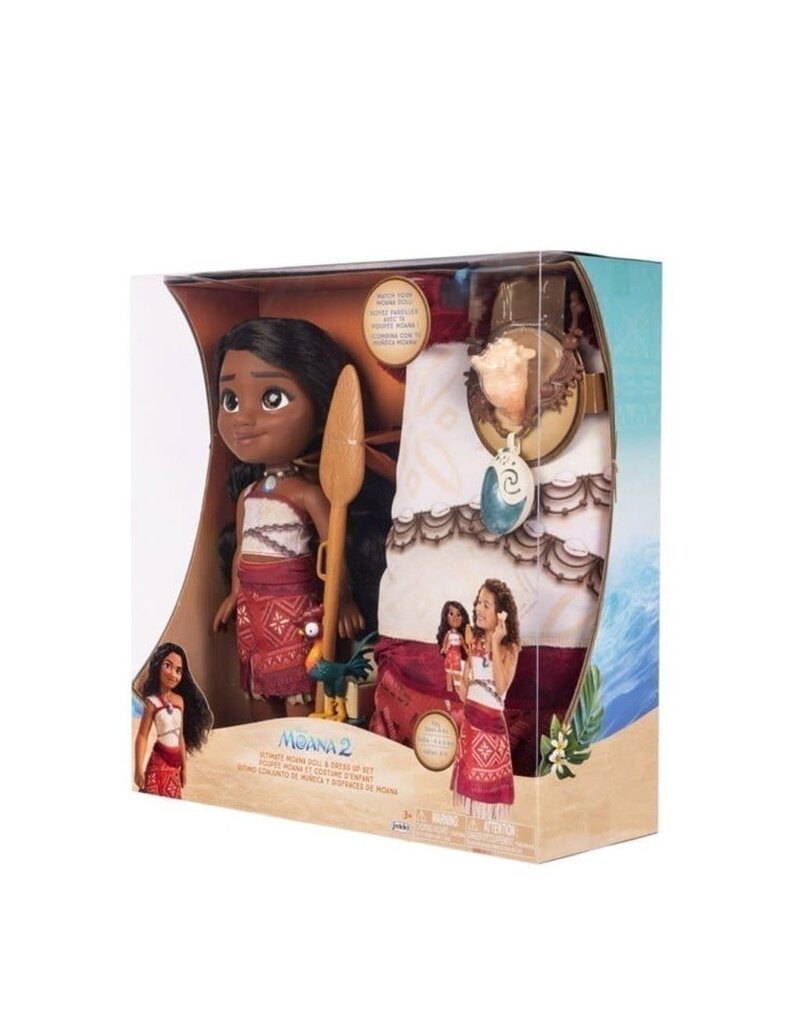 MOANA DISNEY MOANA 2 ULTIMATE MOANA DOLL & DRESS UP SET