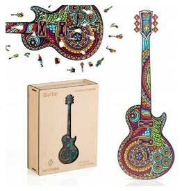 ZENCHALET ZCPG200 GUITAR WOODEN PUZZLE, 200 PCS
