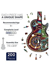 ZENCHALET ZCPG200 GUITAR WOODEN PUZZLE, 200 PCS