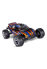TRAXXAS TRA37354-4-ORNG 1/10 RUSTLER 2WD BL-2S HD RTR STADIUM TRUCK: ORANGE