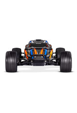 TRAXXAS TRA37354-4-ORNG 1/10 RUSTLER 2WD BL-2S HD RTR STADIUM TRUCK: ORANGE