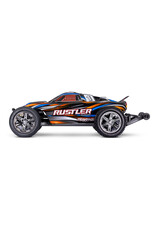 TRAXXAS TRA37354-4-ORNG 1/10 RUSTLER 2WD BL-2S HD RTR STADIUM TRUCK: ORANGE