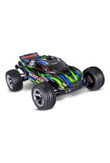 TRAXXAS TRA37354-4-GRN 1/10 RUSTLER 2WD BL-2S HD RTR STADIUM TRUCK: GREEN
