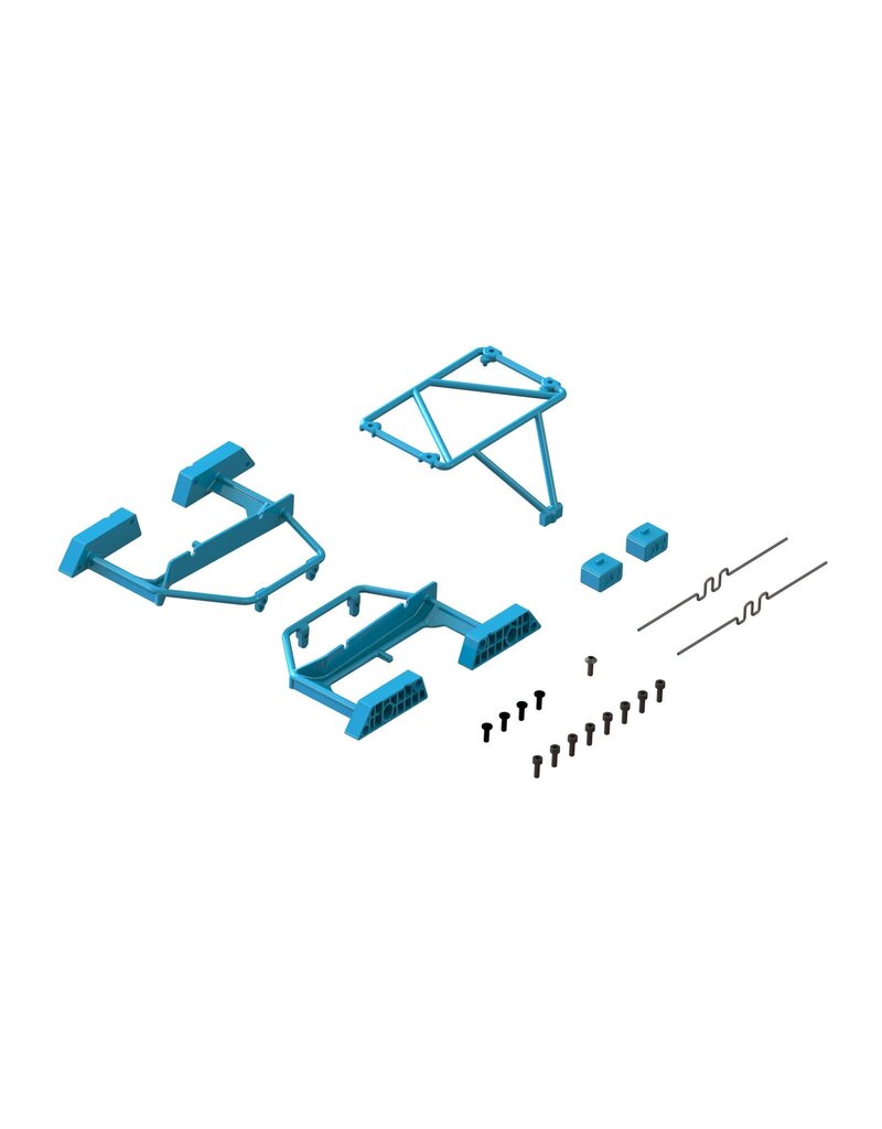 ARRMA ARA-1569 DESERT TRUCK BODY ROLL CAGE SET, GROM: BLUE