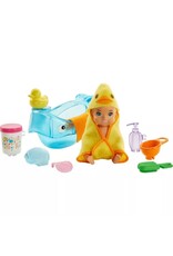 BARBIE MTL HBP34 BARBIE SKIPPER BABYSITTERS INC.FEEDING AND BATH-TIME PLAYSET