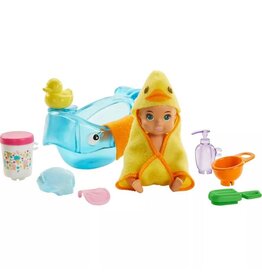 BARBIE MTL HBP34 BARBIE SKIPPER BABYSITTERS INC.FEEDING AND BATH-TIME PLAYSET