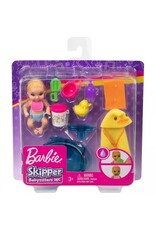 BARBIE MTL HBP34 BARBIE SKIPPER BABYSITTERS INC.FEEDING AND BATH-TIME PLAYSET