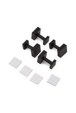 GOAT GUN GOAMOUNT-SQUARE ADHESIVE SQUARE WALL PEG MOUNTS, FOR GOATGUN MODELS