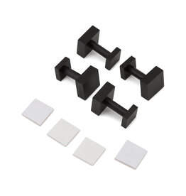 GOAT GUN GOAMOUNT-SQUARE ADHESIVE SQUARE WALL PEG MOUNTS, FOR GOATGUN MODELS