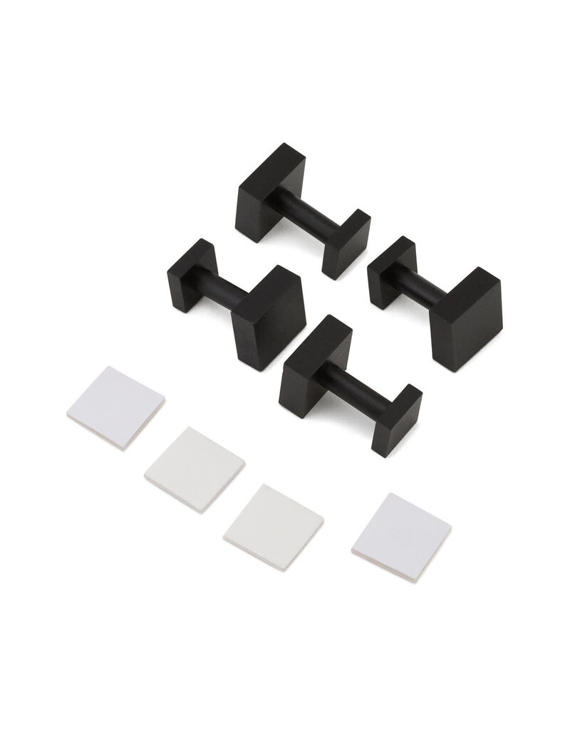 GOAT GUN GOAMOUNT-SQUARE ADHESIVE SQUARE WALL PEG MOUNTS, FOR GOATGUN MODELS
